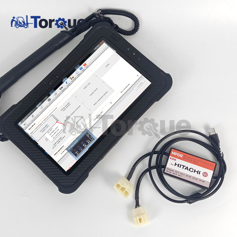F110 Tablet Excavator Truck Diagnostic Cable for Hitachi