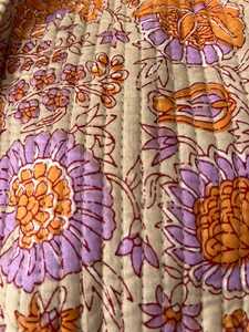 Sac fourre-tout matelassé en coton imprimé, doux et rembourré, pour usage quotidien, voyage, shopping, sac à bandoulière - Product Image 2