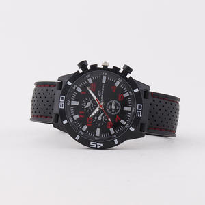 New men's watch three-eye digital sports <b>wristwatch</b> quartz strap - Product Image 2