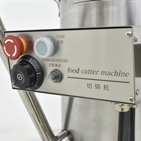 Machine à hacher, couper et mélanger HELAXEN, bol commercial, viande, fruits, légumes, houmous, acier inoxydable, 32L, écologique, 1800W, 220V