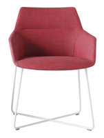 Chaise de salle à manger en microfibre rose avec base pivotante à 5 étoiles et structure en bois rembourrée, design moderne pour la maison, l'hôtel, l'appartement