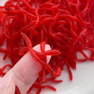 Señuelo de Pesca de Gusano de Plástico Suave <span class=keywords><strong>para</strong></span> Niños y Niñas Hecho de Material de PVC Duradero - Product Image 4