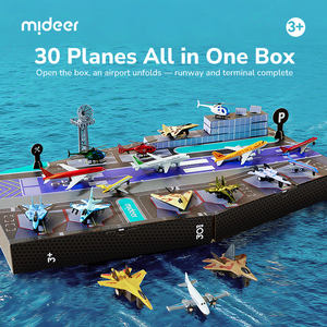 مجموعة ألعاب متحف الهواء Mideer Obm ، سبائك الزنك ، لوحة واقعية ، صندوق تصميم راقي محمول يتحول إلى قاعدة طيران - Product Image 2