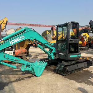 รถขุดขนาดเล็ก Kobelco SK55SR มือสอง 5.5 ตัน นำเข้าจากญี่ปุ่น พร้อมระบบควบคุม PLC เครื่องยนต์ Yanmar สำหรับตรวจสอบรายงานและวิดีโอ - Product Image 6