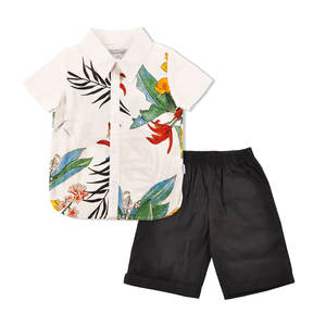Vente en gros, nouveauté été, chemise décontractée, shorts pour bébés garçons ensembles de vêtements pour bébés garçons ensembles de vêtements pour garçons - Product Image 5