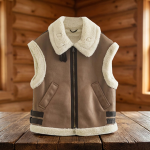 Nueva Chaqueta de Motocicleta para Mujer 2026, de Piel de Cordero Genuina, Reversible, Acolchada, con Tela Oxford Impermeable y Decoración Vintage - Product Image 3