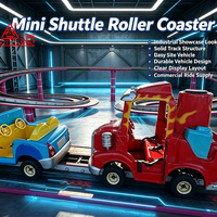 Manège pour enfants : Mini-bus électrique, trains sur rail, navette spatiale, mini-montagnes russes d'extérieur à vendre