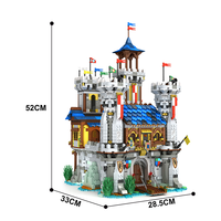 Reobrix 66006 2722PCS Série Château Rétro Jouet de Construction Intéressant Modèle de Blocs de Construction pour Enfants Cadeau