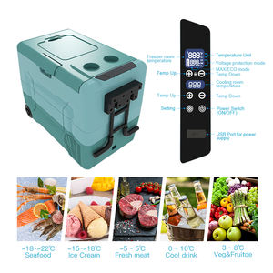 Nouveau design, réfrigérateur portable pour camion 12/24V, réfrigérateur de voiture 35L, réfrigérateur portable à l'intérieur de la cabine du camion - Product Image 3