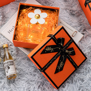 Fabricante al por mayor Cajas de Regalo naranjas para pequeñas empresas papel de impresión personalizado tapa de embalaje de cartón y Cajas de Regalo Base - Product Image 5