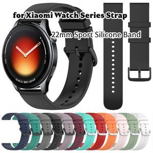 Bracelet <span class=keywords><strong>de</strong></span> <span class=keywords><strong>montre</strong></span> en silicone respirant <span class=keywords><strong>22</strong></span> mm, bracelet sport à fixation rapide pour Xiaomi Watch 5, bracelet pour Xiaomi Watch S4 - Product Image 1