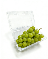 PET 1LB 2LB 3LB Coquille de raisin |   Emballage pour produits frais avec trous d'aération