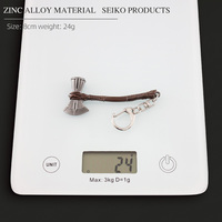 Porte-clés hache en alliage de zinc de 8 cm, réplique 3D de l'hache Stormbreaker de haute qualité, porte-clés d'arme de film durable, cadeau pour les fans masculins