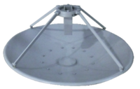 Antenne parabolique en aluminium à large bande Win Fine avec composants de guide d'ondes, gamme de fréquences personnalisable, garantie 1 an