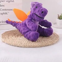 Explosieve knoop-bijtbestendige tandenknarsende handgeweven ecovriendelijke dinosaurus knuffel Halloween speeltje voor kleine en middelgrote honden