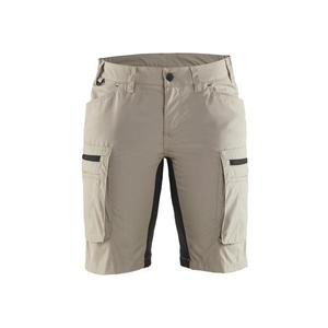 BLAKLADER - 714918452799C30 Pantalones cortos de servicio para mujer Stretch Stone/Black - EAN 7330509535325 PANTALONES DE TRABAJO CORTOS DE TRABAJO - Product Image 1