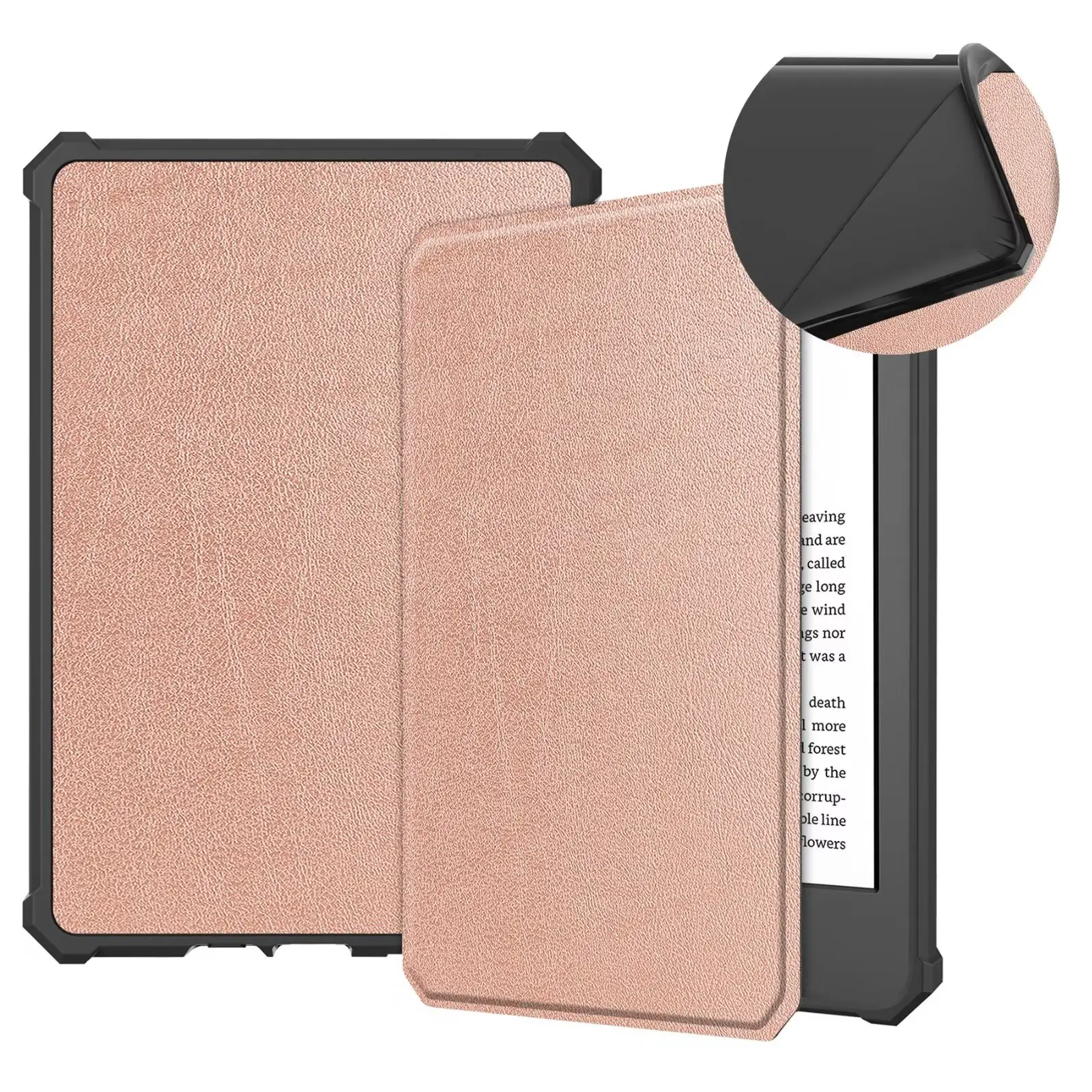 Wholesale smart cases protective tablet case for Amazon Kindle 11 gen 2022 PU leather cover