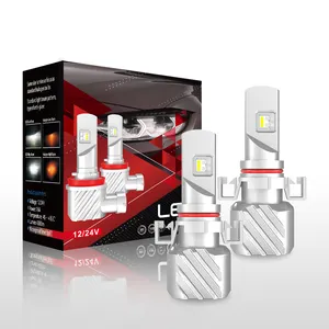 高品質V20TSTLEDヘッドライトフォグバルブ5202PSX24W PSX26W P13W CSP-5540 LEDチップ付き5000LMフィット12V24VカーLEDヘッドライト