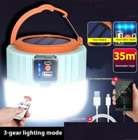Bombilla LED de 1000 vatios, lámpara de emergencia portátil, reparación recargable por USB, luz de trabajo Solar, barbacoa, linterna Led para acampar, colgante de CC IP65