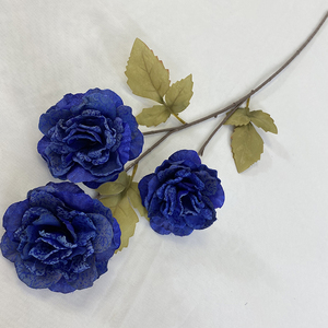 Multicolore-<span class=keywords><strong>blu</strong></span> scuro Flores Artificiales liuli peony per la decorazione di nozze - Product Image 2