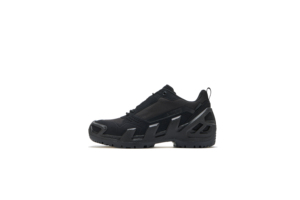 Vente en gros de bottes de randonnée tactiques noires pour hommes CAMOFANS, dessus en mesh respirant, semelle en caoutchouc, chaussures d'escalade tout-terrain, OEM - Product Image 2