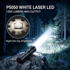Lampe <span class=keywords><strong>torche</strong></span> <span class=keywords><strong>rechargeable</strong></span> haute puissance pour le camping, la randonnée, la pêche nocturne, les situations d'urgence, la recherche, portée de 750 m, zoom tactique - Product Image 3