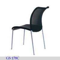 Chaise de conférence moderne salle de réunion invité en plastique maison salon maison café utilisation étendue chaise en plastique