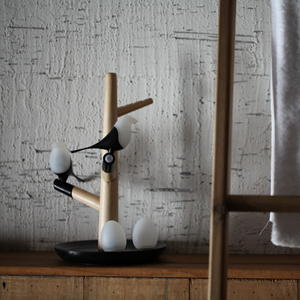 Top người bán 2024 dropshipping trang trí nội thất Magpie chim đèn thông minh đèn cảm ứng với pin YT-M1601-01 gỗ thật đèn - Product Image 4