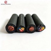 Kabel Karet Fleksibel Berpelindung Konduktor Tembaga MZP 300/500V untuk Bor Listrik Tambang Batubara
