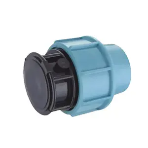 Plástico polipropileno tubo plug compressão pp montagem End Cap