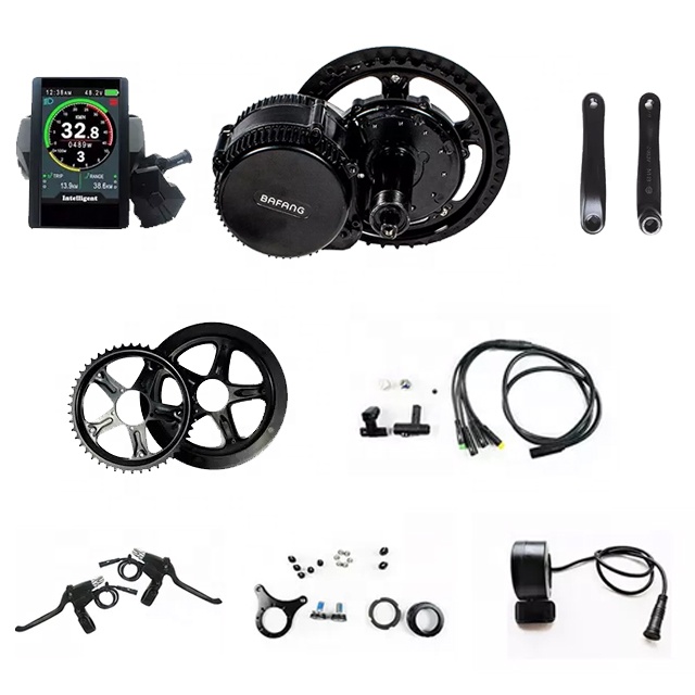 Комплект для электровелосипеда BBS01/BBS02 bafang /8fun, 36 В/48 В, 250 Вт/350 Вт/500 Вт/750 Вт