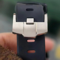 Montres automatiques squelette de luxe pour hommes, mouvement punk, bracelet en silicone, cadran ajouré, design tendance, résistantes à l'eau 3 ATM, élégantes