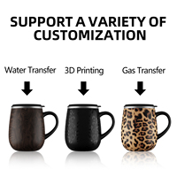 Tasse à café personnalisée en acier inoxydable 16 oz, tasse à café à double paroi isolée, logo laser, tasse thermique