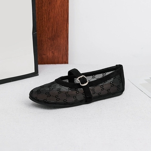 <span class=keywords><strong>Scarpe</strong></span> Mary Jane da <span class=keywords><strong>Donna</strong></span> Taglia <span class=keywords><strong>44</strong></span>, Ballerine in Tessuto a Rete Traspirante Antiscivolo per l'Estate - Product Image 5