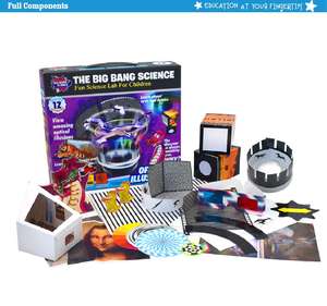 Kit de <span class=keywords><strong>Ciencias</strong></span> de la Serie Física STEM Divertido de BIG BAND SCIENCE para Niños, Laboratorio de Ilusiones Ópticas - Product Image 4
