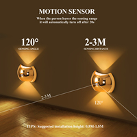Applique Murale LED Moderne sans Fil à Détecteur de Mouvement Magnétique, Décoration Intelligente pour la Maison, Style Nordique, Escalier, Chambre à Coucher, Chevet, Rechargeable USB