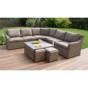 أفضل أريكة خارجية مقسمة على شكل حرف l أريكة خارجية من الخيزران مقسمة - Product Image 2