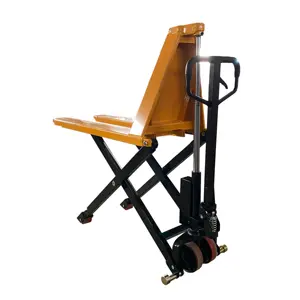 JS Pallet Truck 1Ton 1.5Ton Manual Hydraulic Scissors Forklifts High Lift Hand Pallet Truck