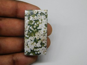 Precio al por mayor 100% Natural Ocean Jasper Loose Genuine Calibrated Gemstone Jasper Cabochon Healing Gemstone Gems de alta calidad - Product Image 2