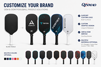 Hochleistungs-Thermoform-Kevlar-Schaum-Kanten-Pickleball-Schläger mit Polymer-Wabenkern, Vibrationsdämpfung und einteiligem Thermo-Design