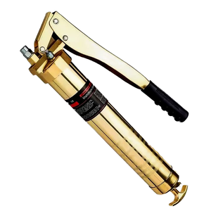 Pistolet à graisse manuel à double piston de qualité industrielle 900CC, pompe manuelle robuste, résistance à la corrosion, corps métallique, poignée en plastique, OEM ODM - Product Image 4