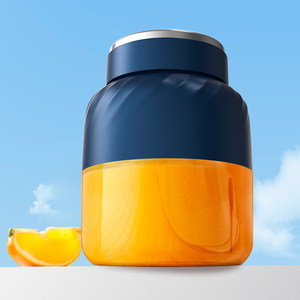 New 550ml Home Small Wireless Portable Juice Press USB Rechargeable Fruit and Vegetable Juice Cup Smoothie <b>Milkshake</b> <b>Blender</b> - Product Image 1