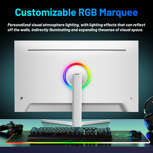 Monitor <span class=keywords><strong>de</strong></span> Juegos para <span class=keywords><strong>PC</strong></span> con <span class=keywords><strong>Pantalla</strong></span> LED <span class=keywords><strong>de</strong></span> 27/32 Pulgadas, 240 Hz, QWHD 2560*1440, Marco Blanco, Panel IPS VA <span class=keywords><strong>de</strong></span> 1 ms, <span class=keywords><strong>Pantalla</strong></span> LCD con Base Fija - Product Image 6