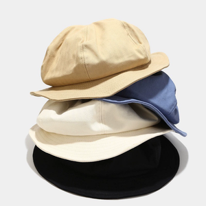 Sombrero de cubo de mezclilla para primavera y verano, estilo artístico vintage, con diseño de nubes, efecto adelgazante, protección solar - Product Image 3