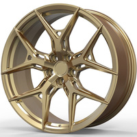 Nuevas Llantas Forjadas de Aleación de Aluminio de 18-24 Pulgadas, Diseño Cóncavo Profundo, 5*112mm PCD, Cinco Radios, Compatibles con McLaren, Audi R8 V10, RS3, BMW G80