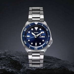 फैशन व्यापार उच्च श्रेणी यांत्रिक घड़ियों नारंगी बड़े डायल स्वचालित स्टेनलेस स्टील पुरुषों गोताखोर यांत्रिक घड़ियाँ - Product Image 5