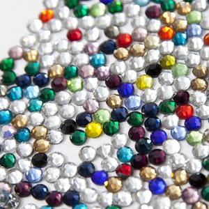Haute qualité diamant chaud fixe mélange couleur Ss10 Machine de transfert cristaux coupés Hot Fix strass Dmc pierre pour <span class=keywords><strong>Bikini</strong></span> - Product Image 1