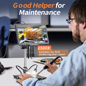 <span class=keywords><strong>Microscope</strong></span> numérique IPS 10.1 pouces 1080P 24 MP avec zoom 1000X 1500X 2500X 3 objectifs <span class=keywords><strong>Photo</strong></span> réelle pour réparation mobile PCB soudure - Product Image 4