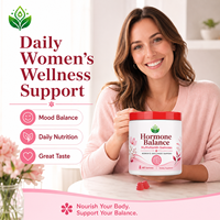 Private Label Multivitamine Gummies voor de schoonheidszorg van volwassen vrouwen, laag vetgehalte & glutenvrij, vegan, 60 gummies