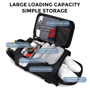 Sac à dos pour ordinateur portable 16 pouces étanche hommes grande capacité compartiment à chaussures indépendant multifonctionnel fonction USB voyage d'affaires - Product Image 3